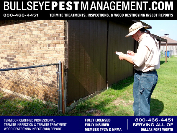 With experience in Pest Control dating back to 1999 and experience in Home Construction and Renovation dating back to 1985, Steve Moseley is uniquely qualified to perform Wood Destroying Insect (WDI) Reports.  At Bullseye Pest Management we are extremely serious about the accuracy, accountability and completeness of our reports.  Please call us at 800-466-4451